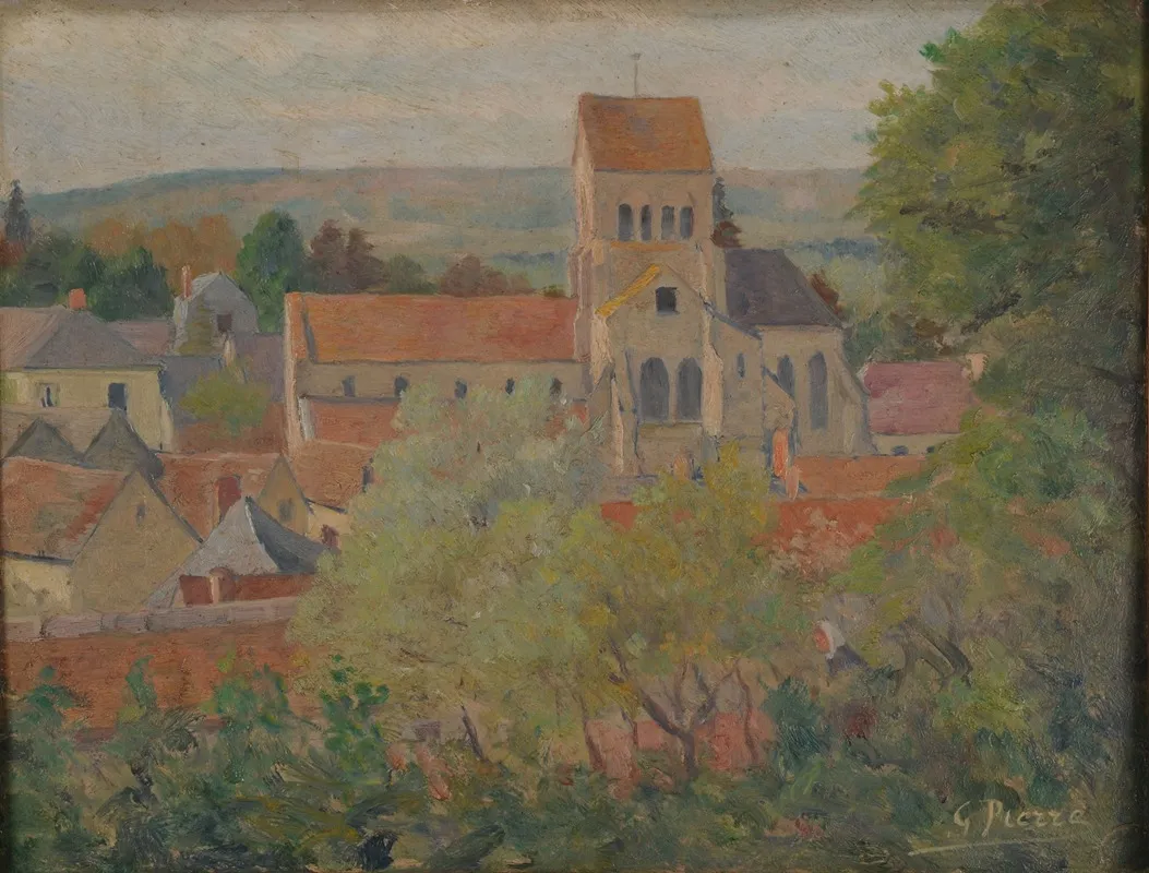 Village 2 Wall Art by Gustave Pierre - High-Resolution Digital Print