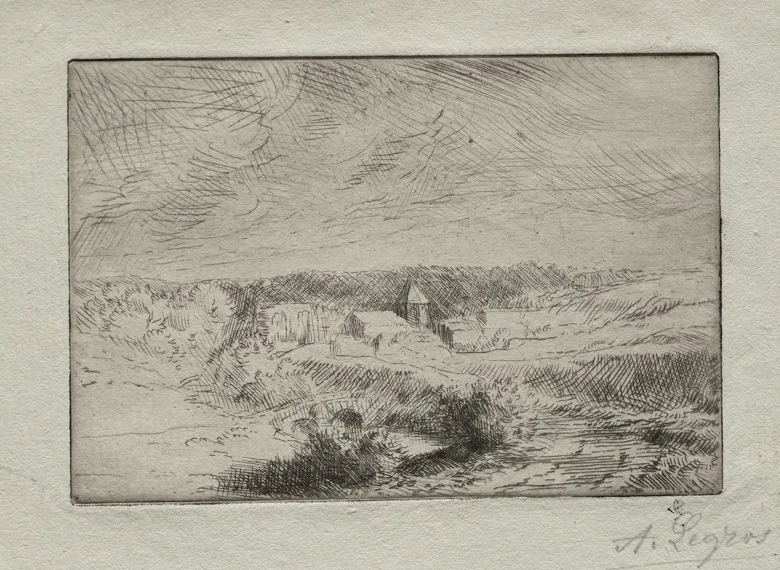 Village Of Wimille Near Boulogne