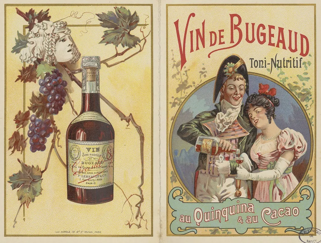 Vin De Bugeaud Wall Art by P. Lebeault &amp; Cie - High-Resolution Digital Print