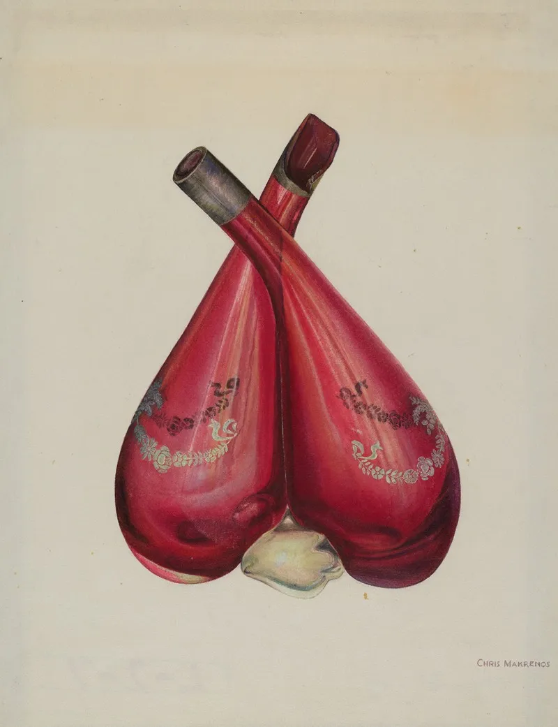 Vinegar And Oil Bottle