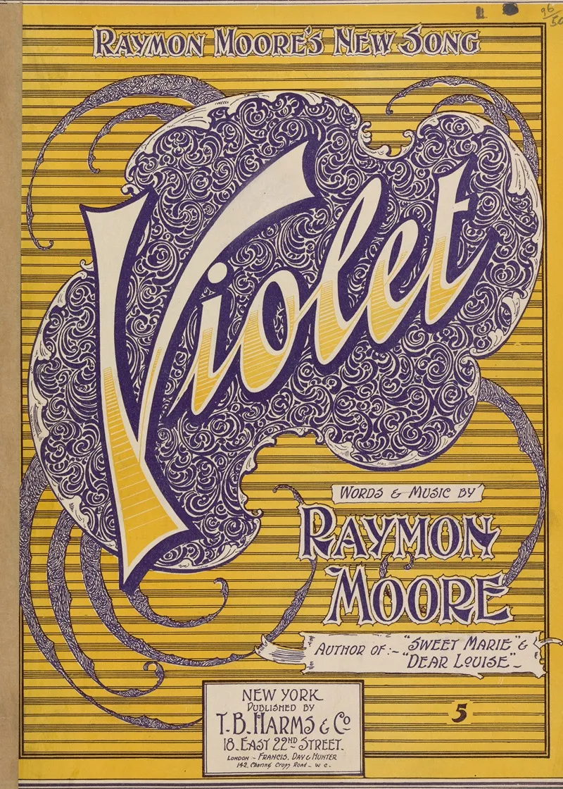 Violet 4 Wall Art by Anonymous - High-Resolution Digital Print