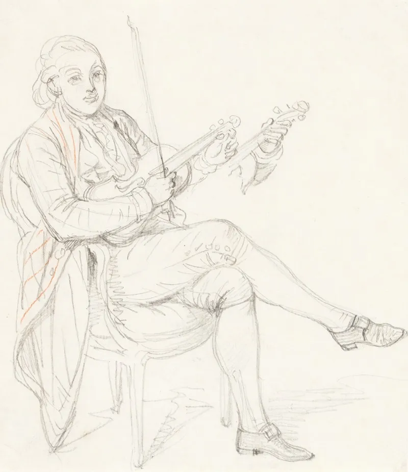 Violoniste Wall Art by Sigmund Freudenberger - High-Resolution Digital Print
