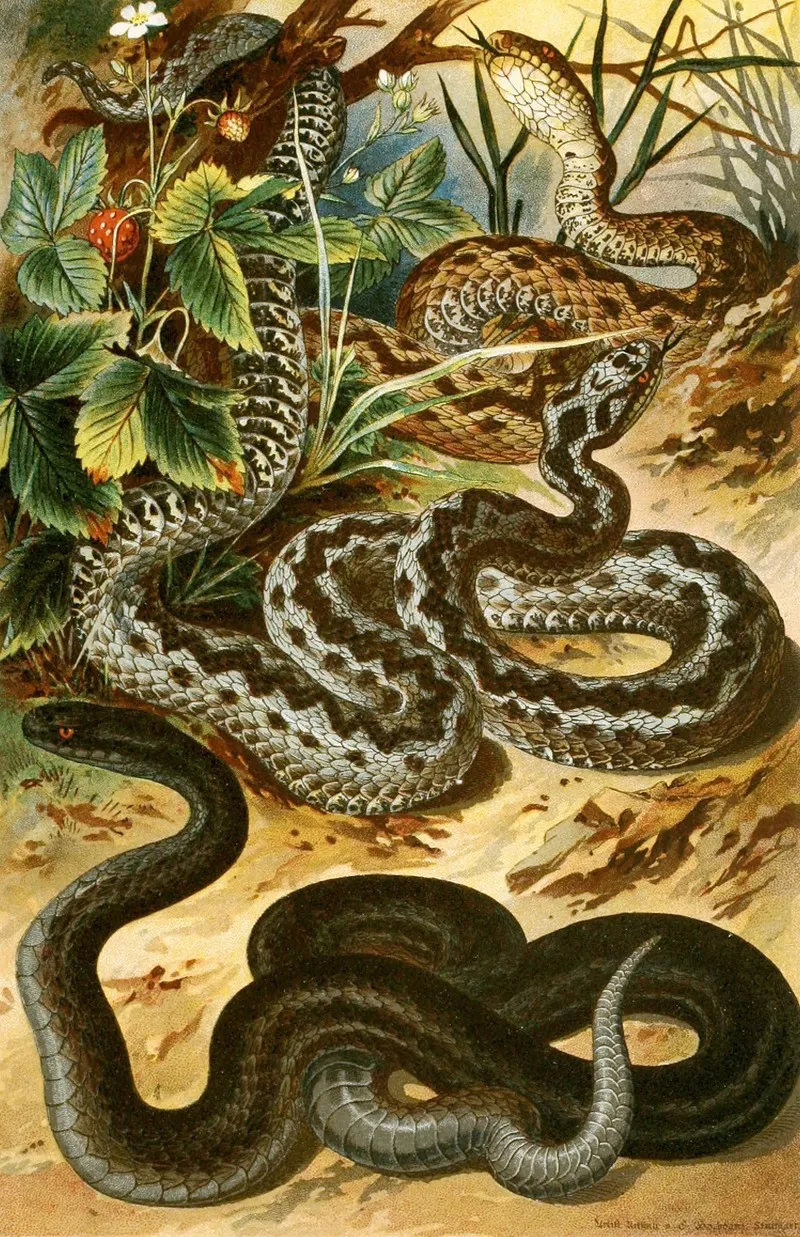 Vipera Berus Wall Art by Bruno Dürigen - High-Resolution Digital Print
