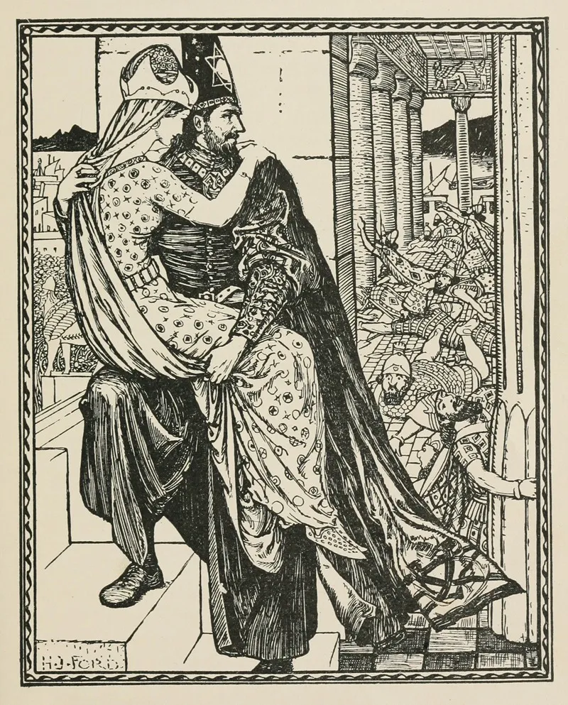 Virgilius The Sorcerer Carries Away The Princess Of Babylon