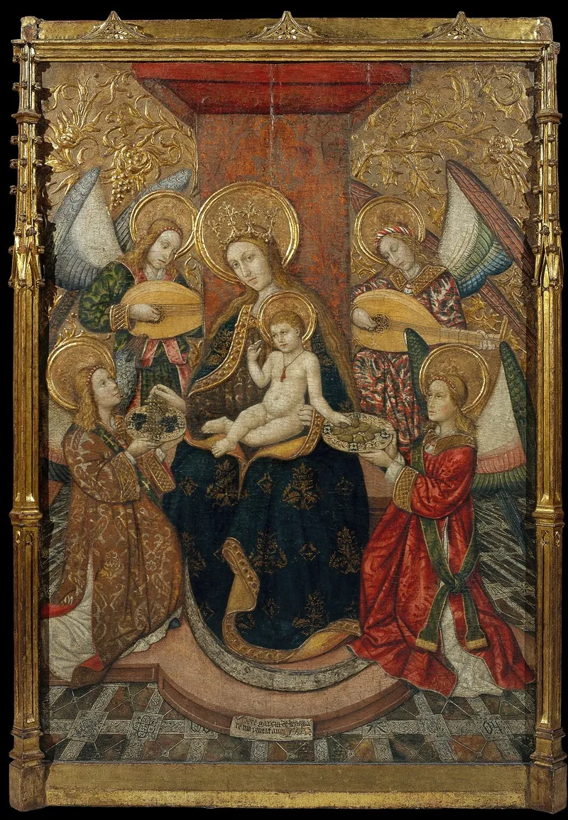 Virgin And Angels Wall Art by Pedro García de Benavarre - High-Resolution Digital Print