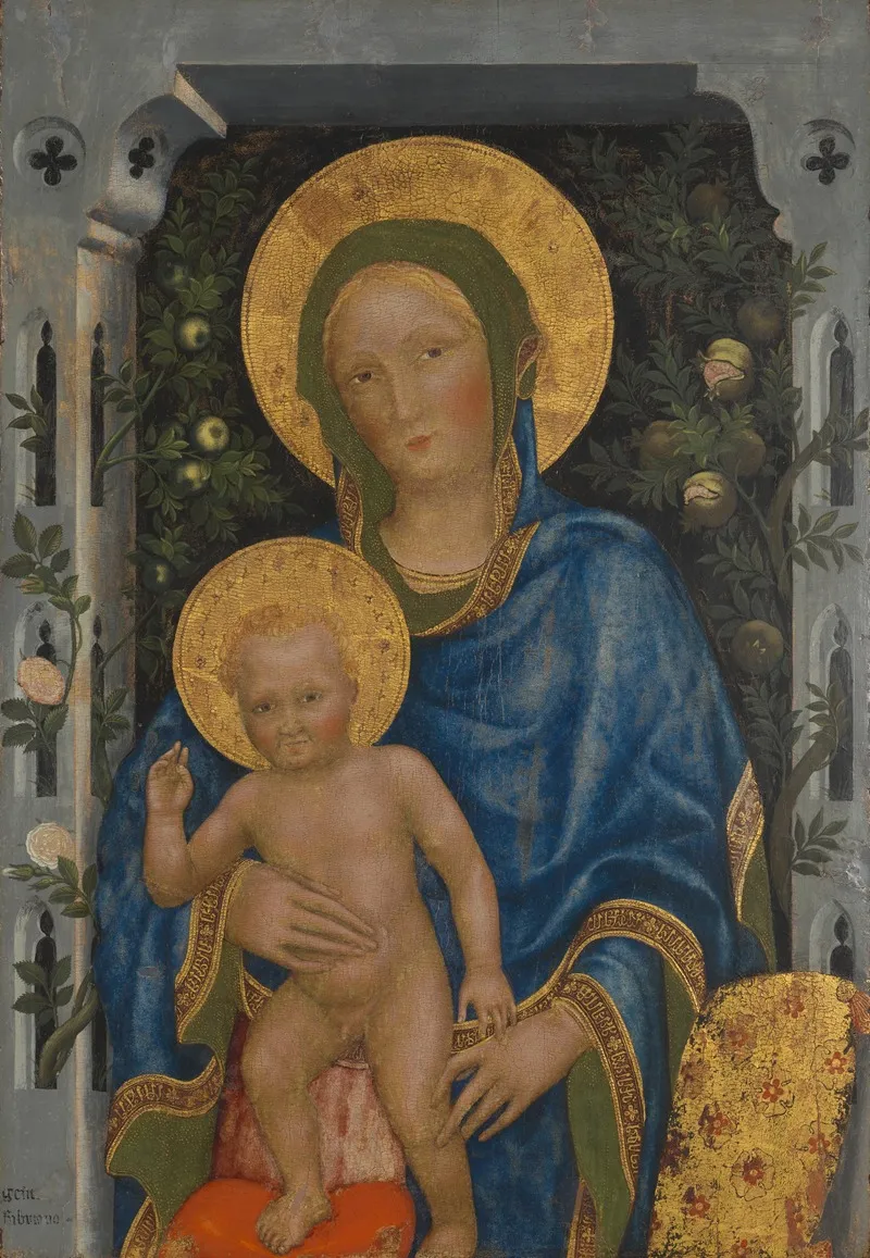 Virgin And Child 17 Wall Art by Gentile da Fabriano - High-Resolution Digital Print