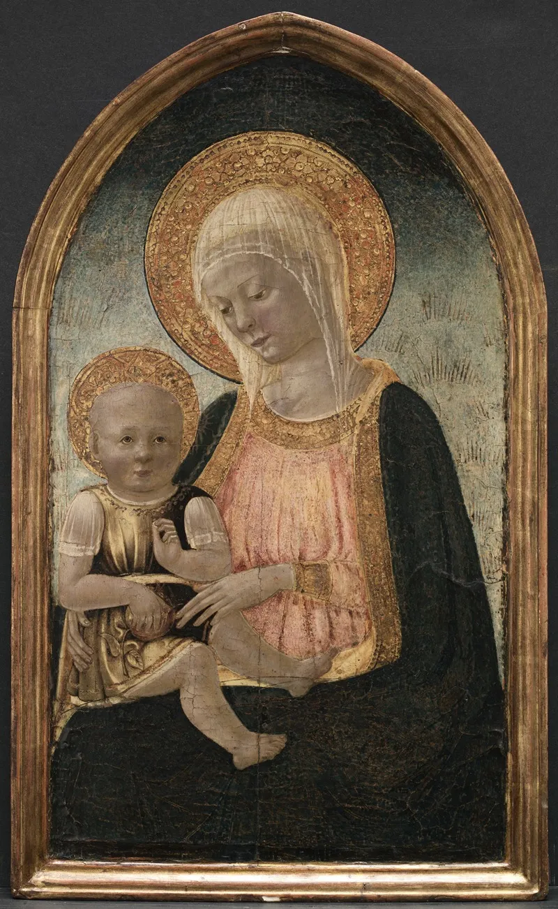 Virgin And Child 21 Wall Art by Neri di Bicci - High-Resolution Digital Print