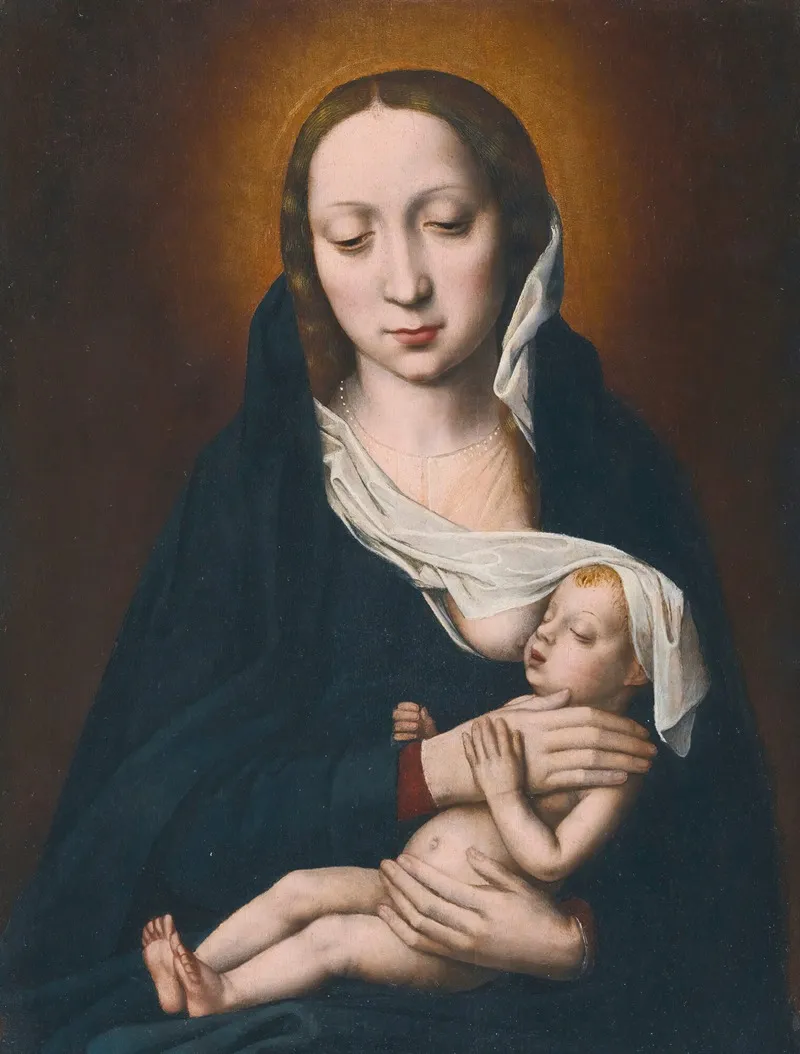 Virgin And Child 23 Wall Art by Ambrosius Benson - High-Resolution Digital Print
