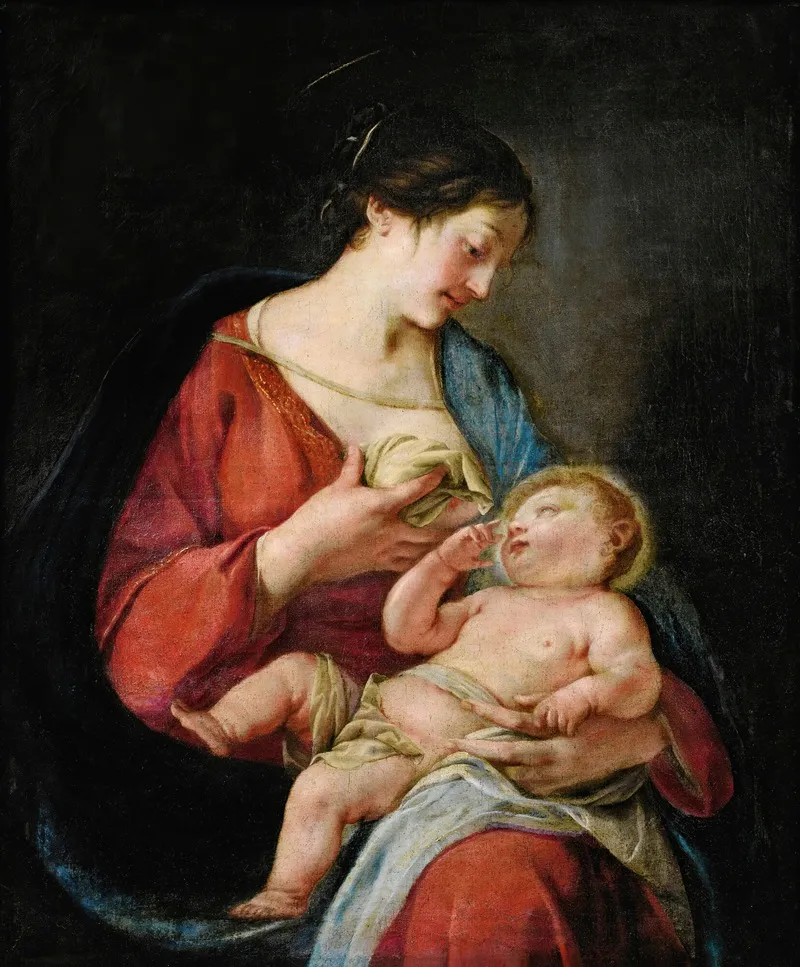 Virgin And Child 24 Wall Art by Jacques Blanchard - High-Resolution Digital Print