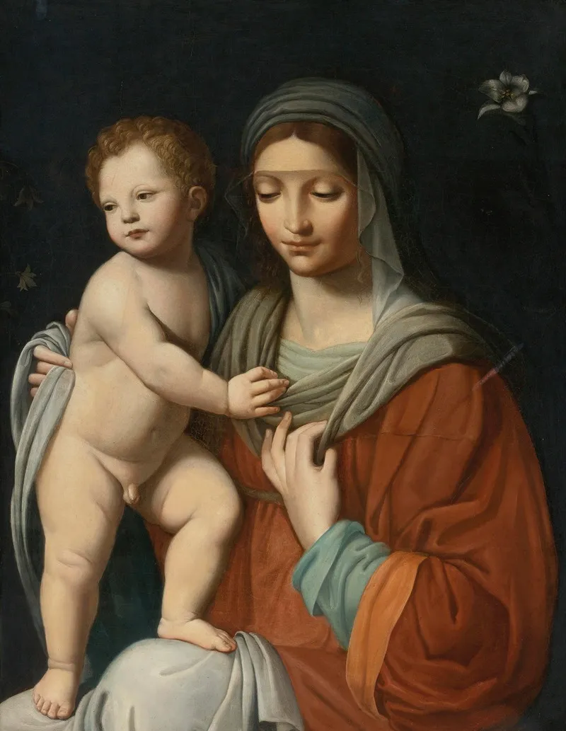 Virgin And Child 39 Wall Art by After Bernardino Luini - High-Resolution Digital Print