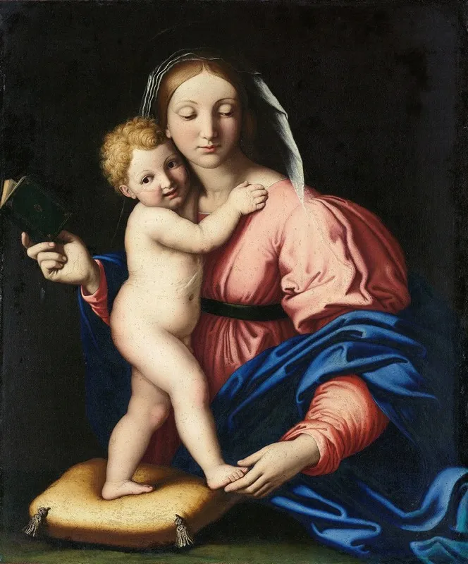 Virgin And Child 3 Wall Art by Giovanni Battista Salvi da Sassoferrato - High-Resolution Digital Print