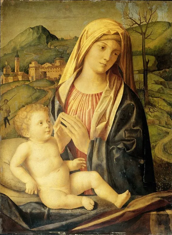 Virgin And Child 55 Wall Art by Nicolò Rondinelli - High-Resolution Digital Print