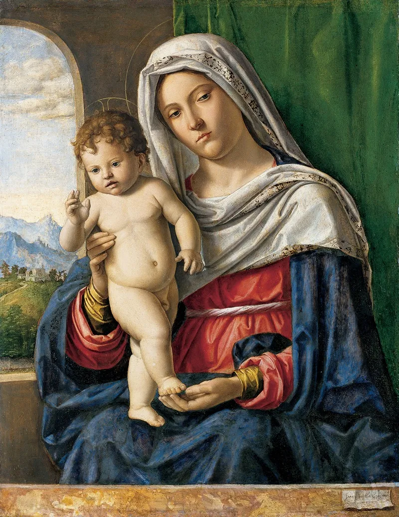 Virgin And Child 62 Wall Art by Giovanni Battista Cima da Conegliano - High-Resolution Digital Print