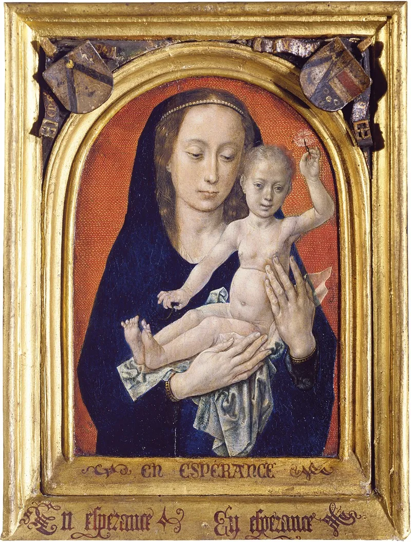 Virgin And Child 64 Wall Art by Hugo van der Goes - High-Resolution Digital Print