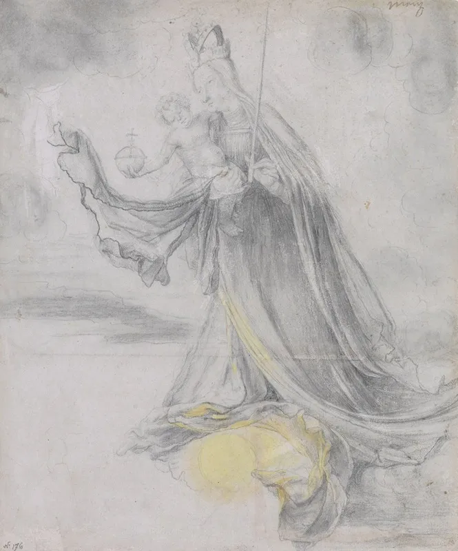 Virgin And Child In The Clouds 2