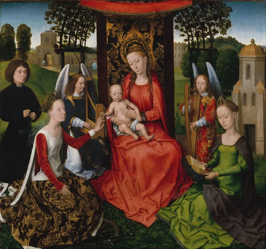 Virgin And Child With Saints Catherine Of Alexandria And Barbara
