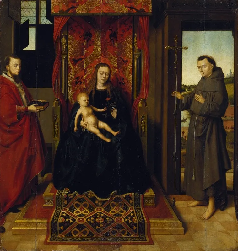 Virgin And Child With Saints Jerome And Francis