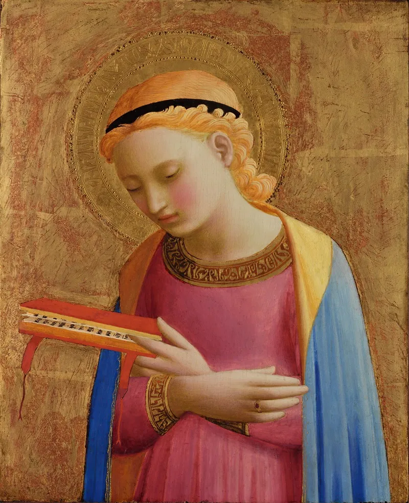 Virgin Annunciate 2 Wall Art by Fra Angelico - High-Resolution Digital Print