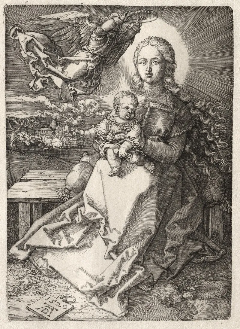 Virgin Crowned By An Angel