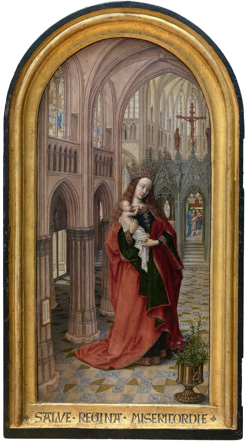 Virgin In The Church Wall Art by Master of 1499 - High-Resolution Digital Print