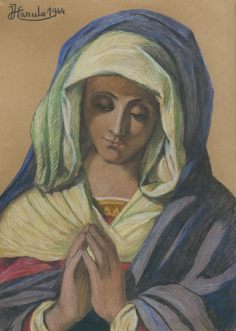 Virgin Mary Wall Art by Jozef Hanula - High-Resolution Digital Print