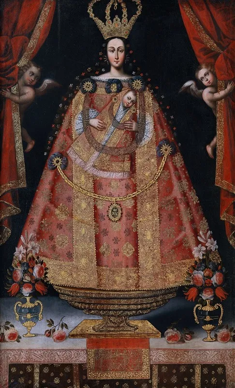 Virgin Of Bethlehem Wall Art by Cuzco School - High-Resolution Digital Print