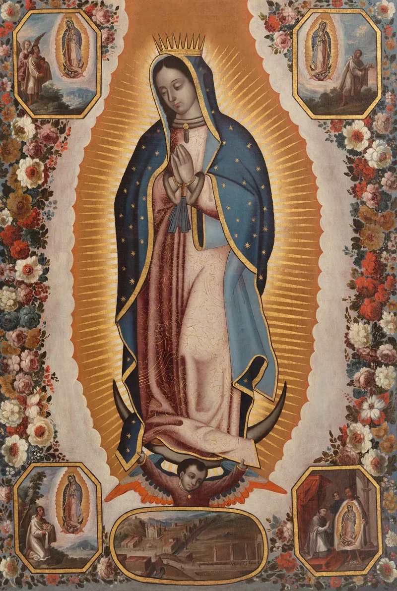 Virgin Of Guadalupe 2 Wall Art by Antonio de Torres - High-Resolution Digital Print