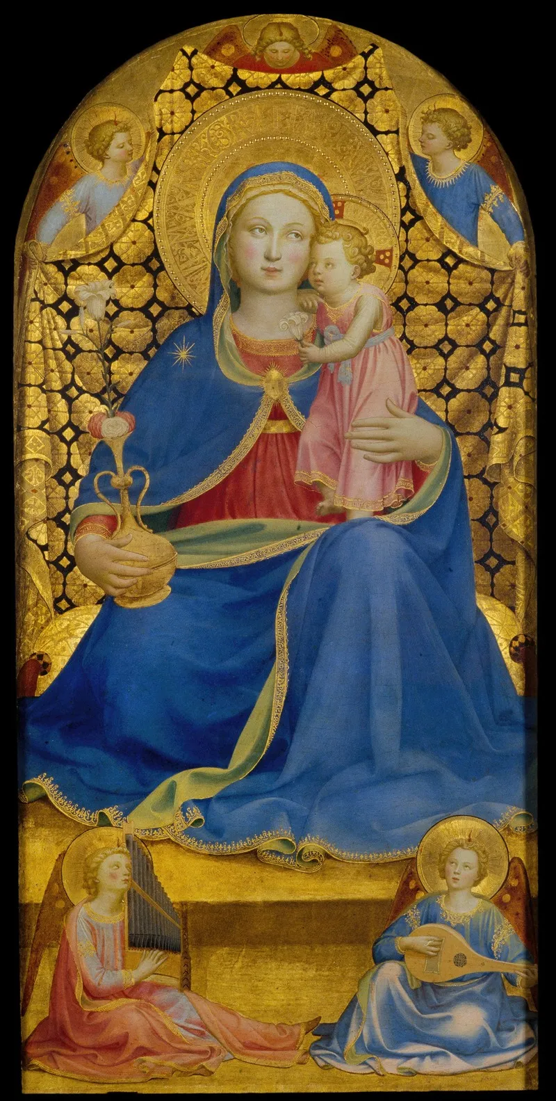 Virgin Of Humility Wall Art by Fra Angelico - High-Resolution Digital Print