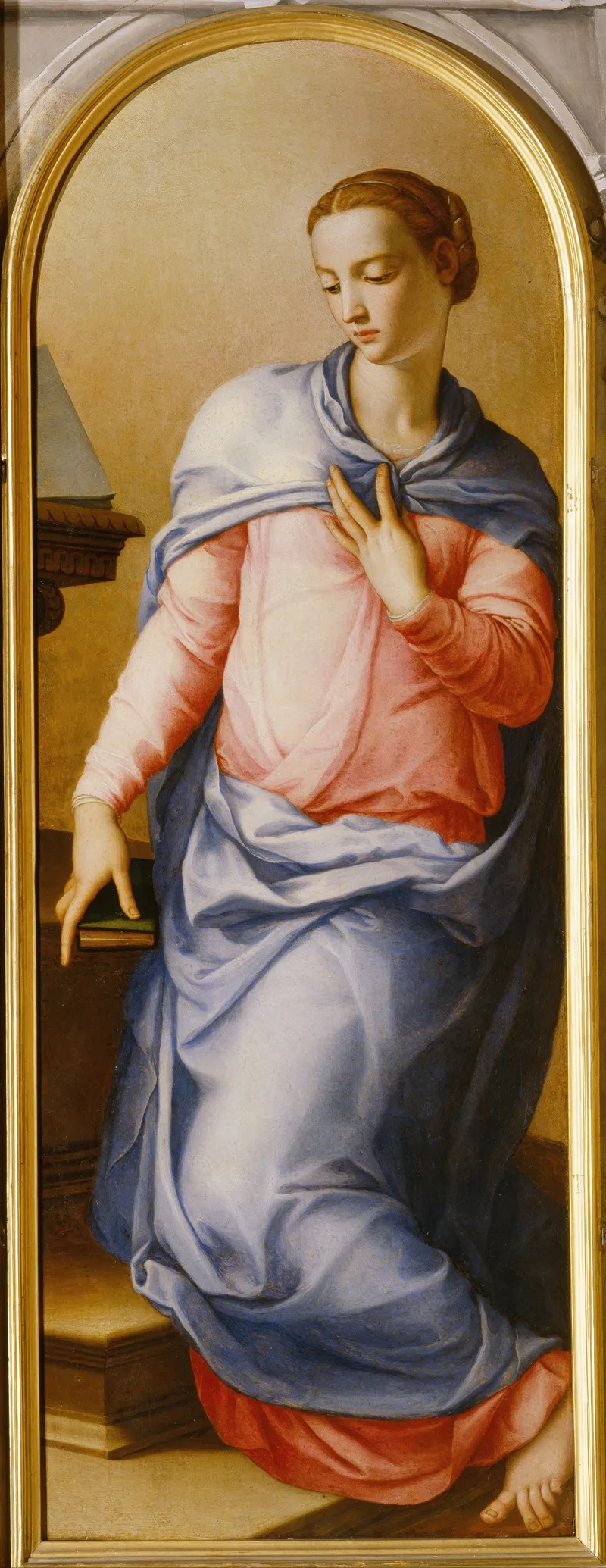 Virgin Of The Annunciation 3 Wall Art by Agnolo Bronzino - High-Resolution Digital Print
