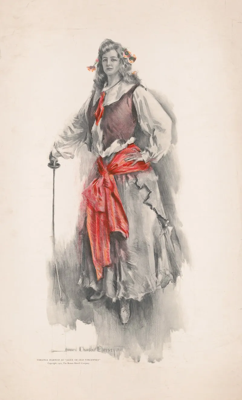 Virginia Harned As Alice Of Old Vincennes 2