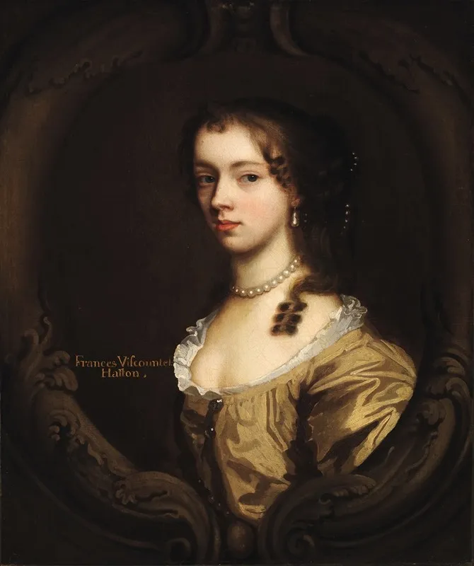 Viscountess Frances Hatton Wall Art by Mary Beale - High-Resolution Digital Print