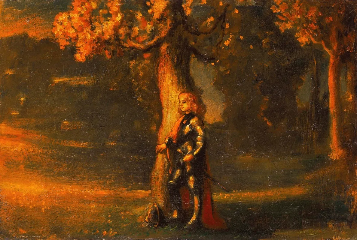 Visions Of Glory Wall Art by Arthur Bowen Davies - High-Resolution Digital Print