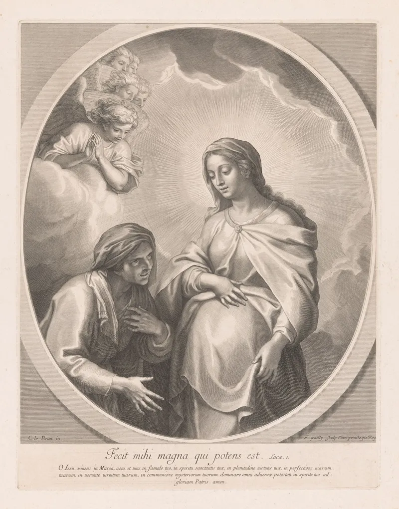 Visitation 6 Wall Art by Francois de Poilly - High-Resolution Digital Print