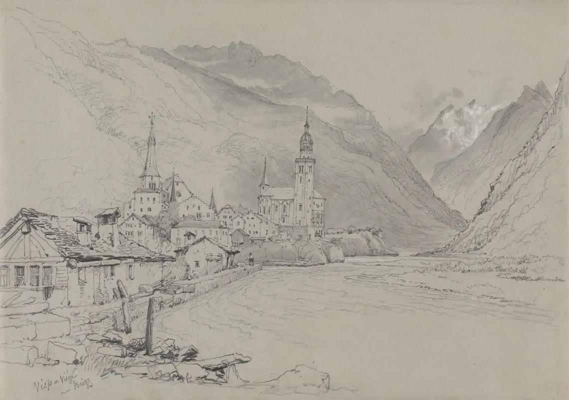 Visp Or Viege Near Brig