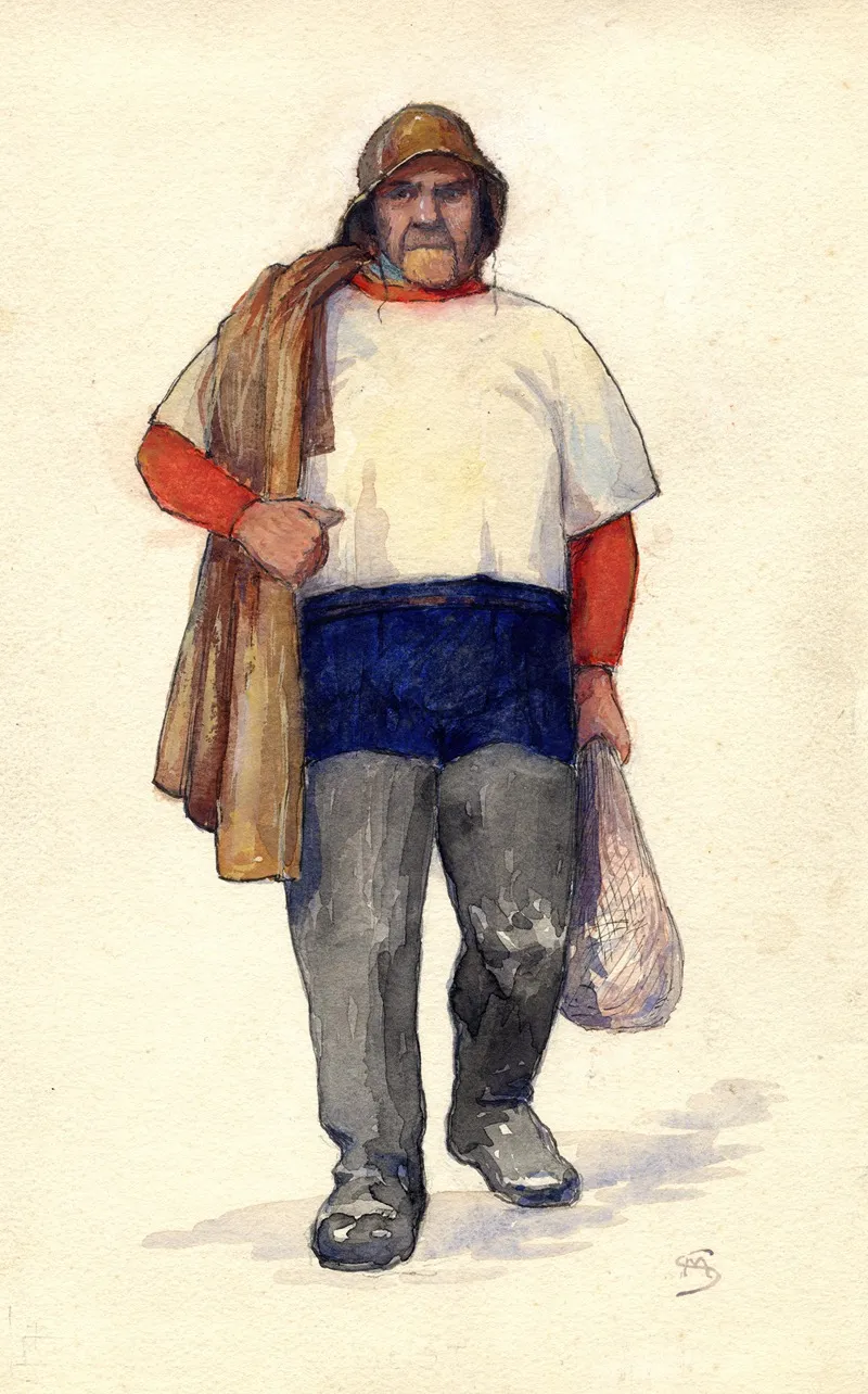 Visserstype Van Blankenberge Heyst 2 Wall Art by Maurice Seghers - High-Resolution Digital Print