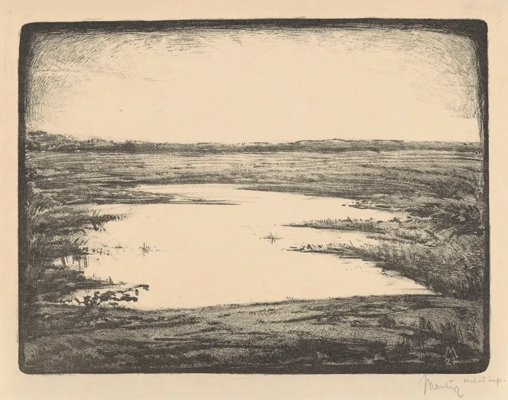 Vlak Landschap Met Ven