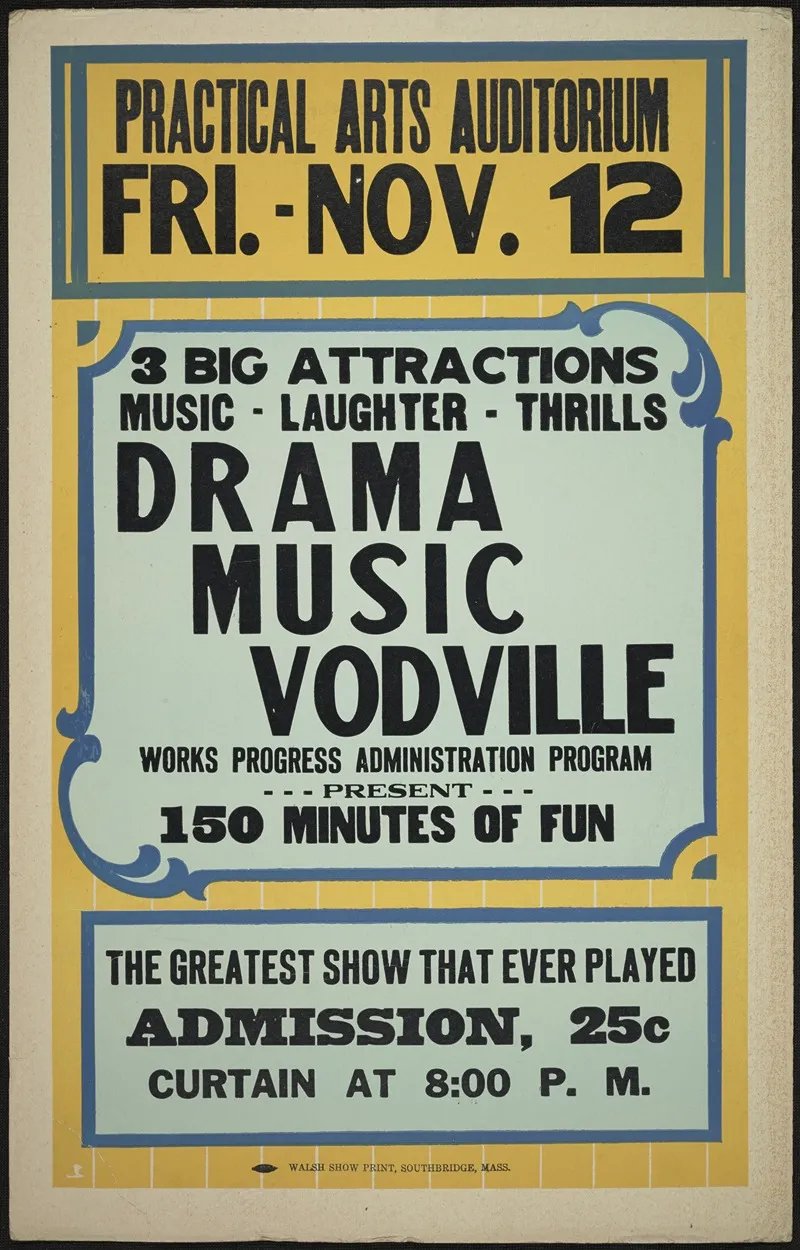 Vodville Show 2 Wall Art by Anonymous - High-Resolution Digital Print