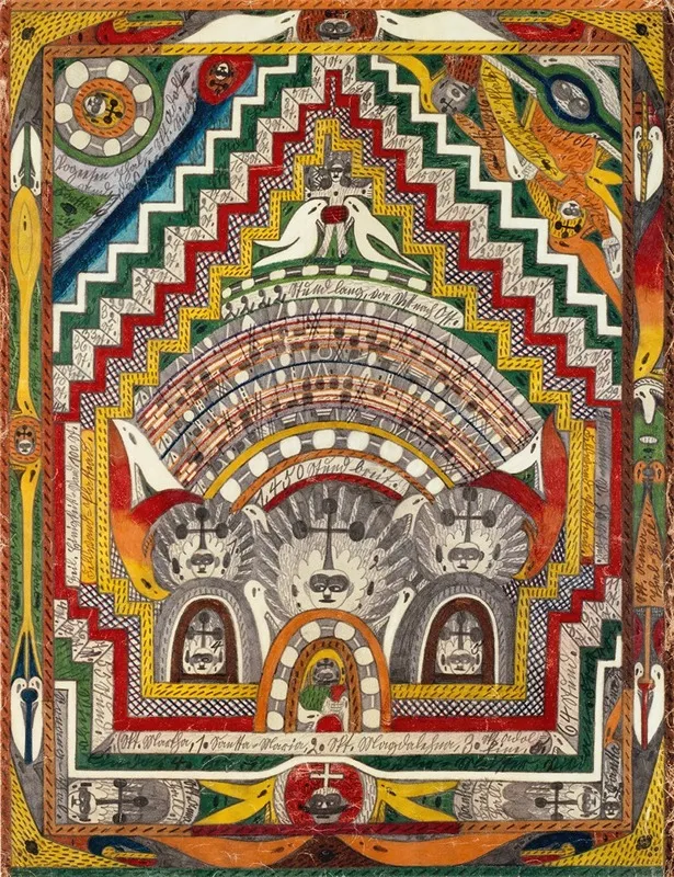 Vogeesenthal Elsas Lothringen Und Rheinpfaltz Wall Art by Adolf Wölfli - Canvas Print