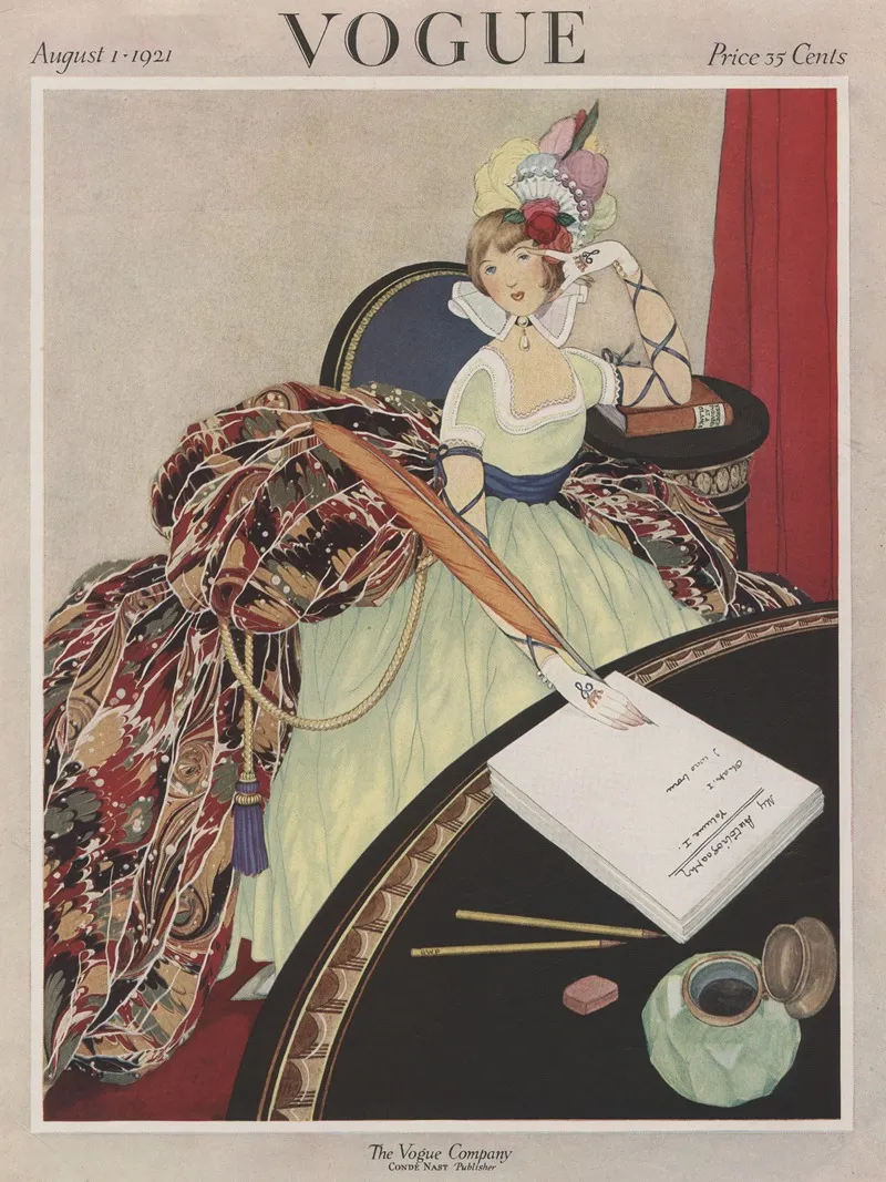Vogue Wall Art by George Plank - High-Resolution Digital Print