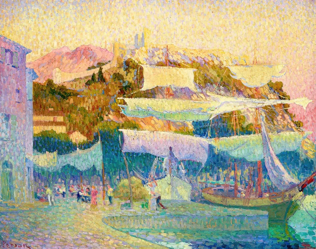 Voiles Au Sec Cassis Wall Art by Henri Person - High-Resolution Digital Print