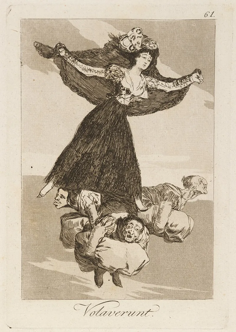 Volaverunt They Have Flown Wall Art by Francisco de Goya - High-Resolution Digital Print
