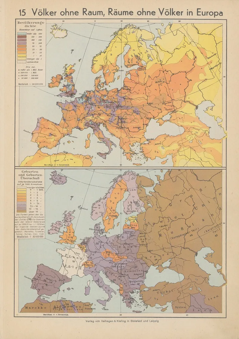 Volker Ohne Raum Raume Ohne Volker In Europa Wall Art by Wolfgang Preuss - High-Resolution Digital Print
