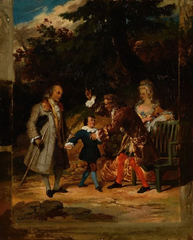 Voltaire Benissant Le Petit Fils De Franklin