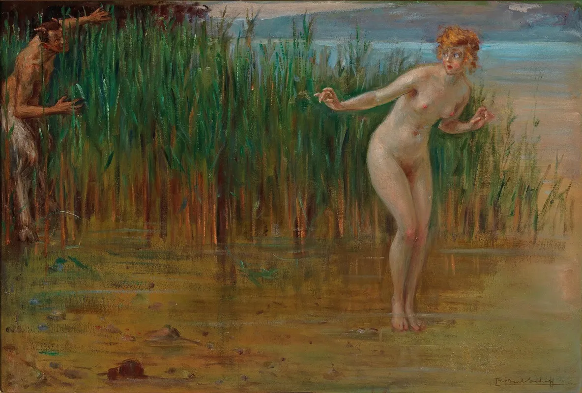 Vom Faun Uberrascht Wall Art by Robert Schiff - High-Resolution Digital Print