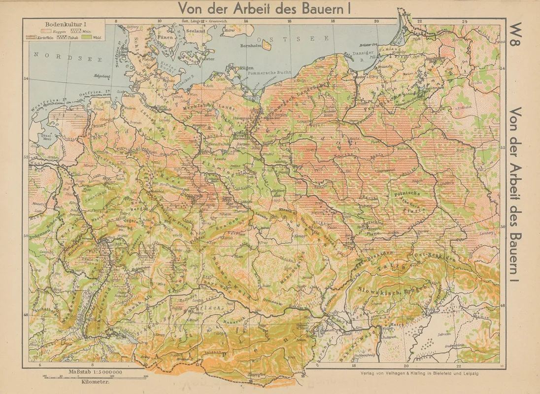 Von Der Arbeit Des Bauern I Wall Art by Wolfgang Preuss - High-Resolution Digital Print