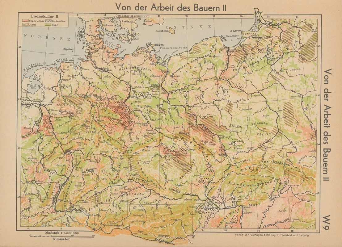 Von Der Arbeit Des Bauern Ii Wall Art by Wolfgang Preuss - High-Resolution Digital Print