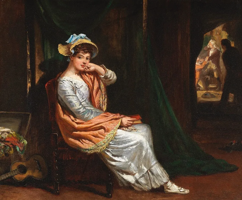 Vor Dem Auftritt Wall Art by Maurice Leloir - High-Resolution Digital Print