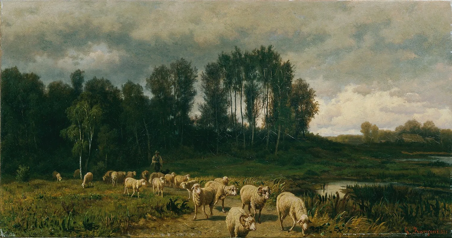 Vor Dem Gewitter Wall Art by Gustav Ranzoni - High-Resolution Digital Print