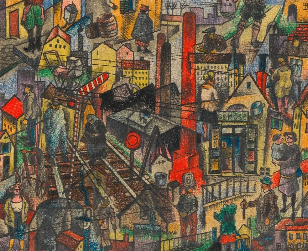 Vorstadt Iv Wall Art by Karl Wiener - High-Resolution Digital Print
