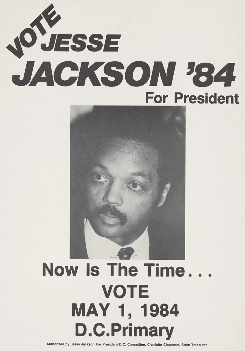 Vote Jesse Jackson 84 For President
